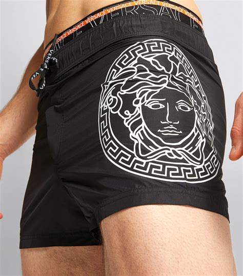 versace medusa swim shorts briefs|Embroidered Medusa Swim Boardshorts .